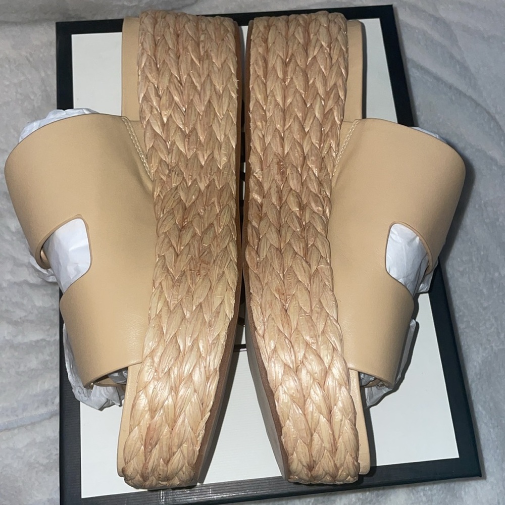 NWT J/SLIDES QUINLEY Sand Leather Sandal - Picture 12 of 15